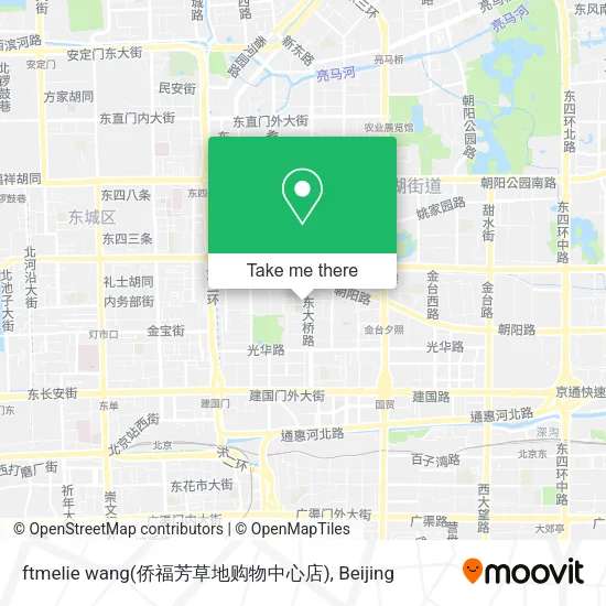ftmelie wang(侨福芳草地购物中心店) map