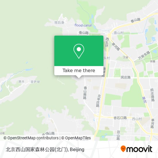北京西山国家森林公园(北门) map