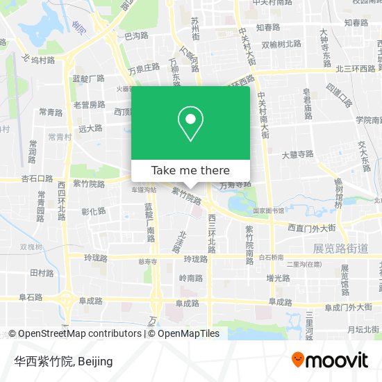 华西紫竹院 map