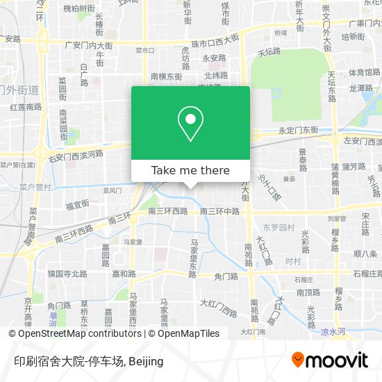 印刷宿舍大院-停车场 map
