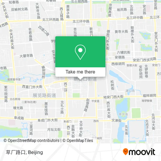 草厂路口 map