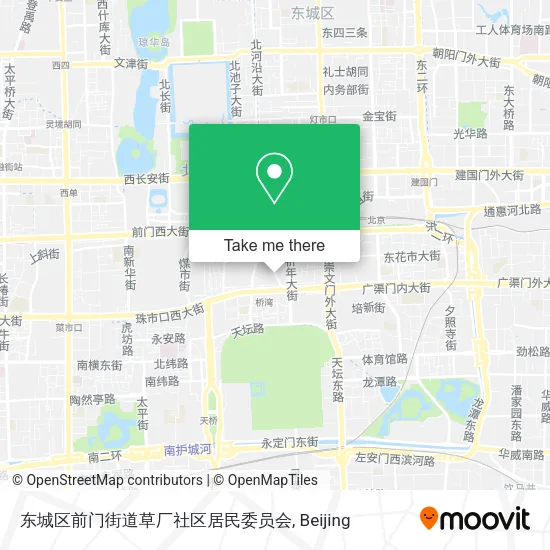 东城区前门街道草厂社区居民委员会 map