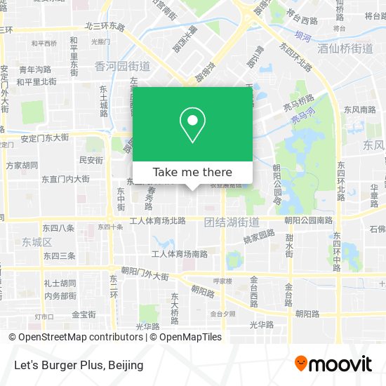 Let's Burger Plus map