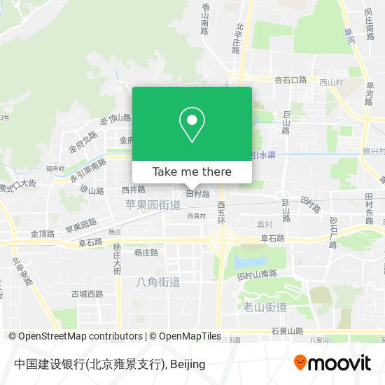 中国建设银行(北京雍景支行) map