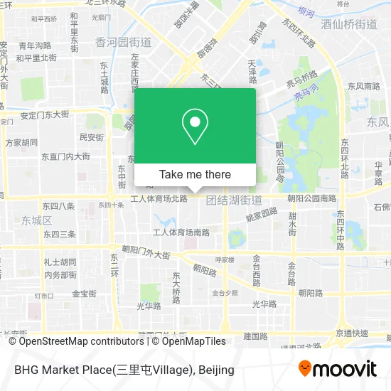 BHG Market Place(三里屯Village) map