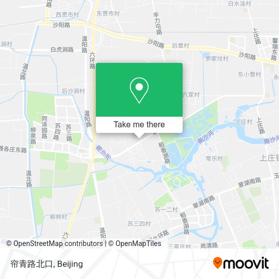 帘青路北口 map
