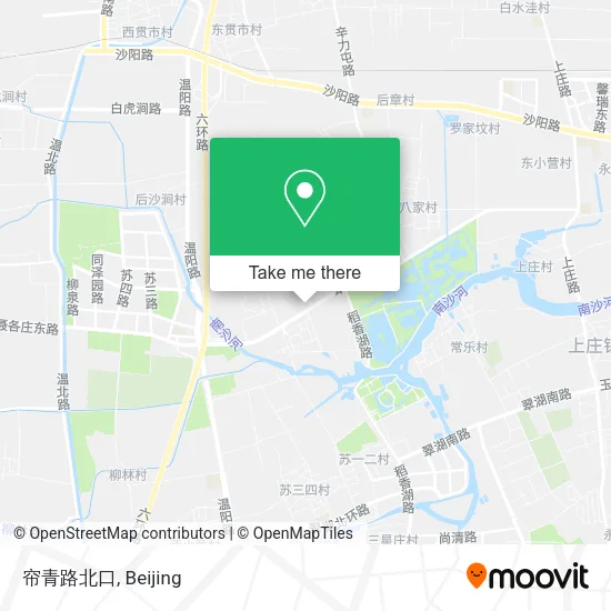 帘青路北口 map