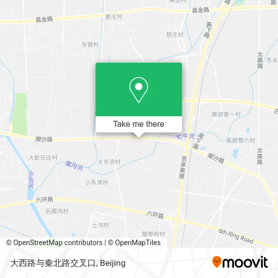 大西路与秦北路交叉口 map