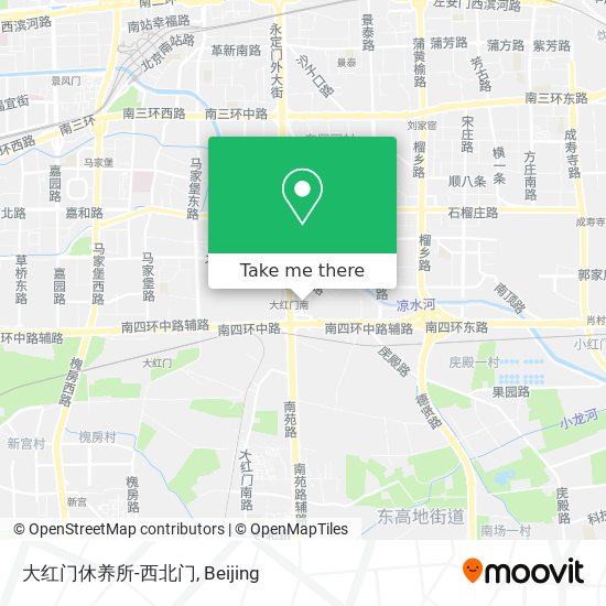大红门休养所-西北门 map