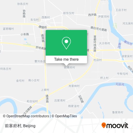 前寨府村 map