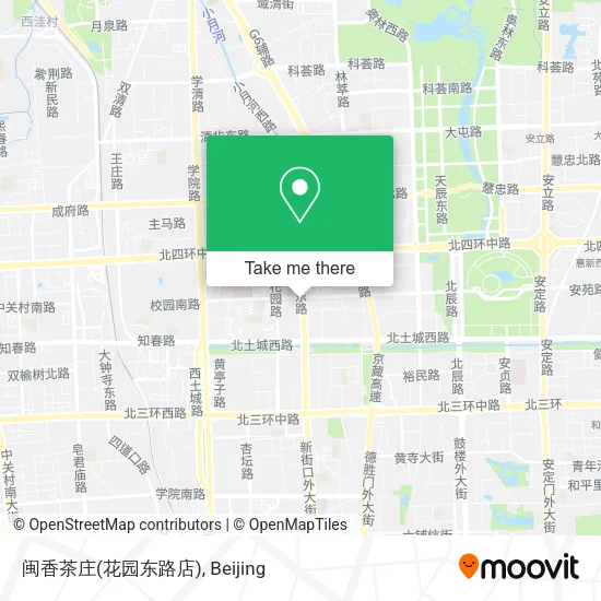 闽香茶庄(花园东路店) map