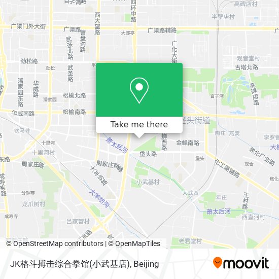 JK格斗搏击综合拳馆(小武基店) map