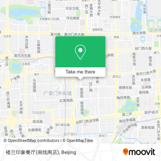 楼兰印象餐厅(南线阁店) map