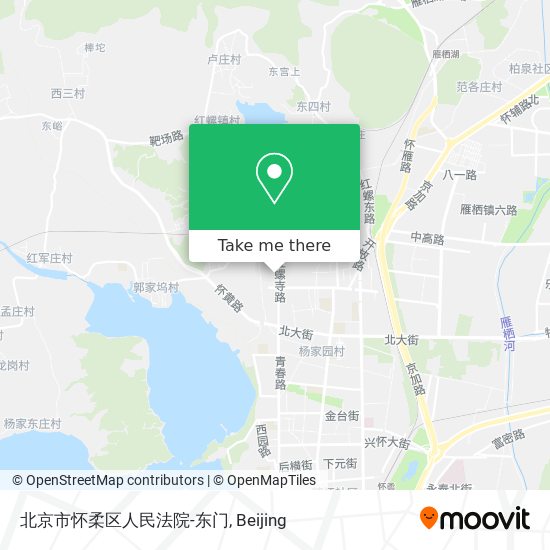 北京市怀柔区人民法院-东门 map