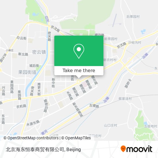 北京海东恒泰商贸有限公司 map