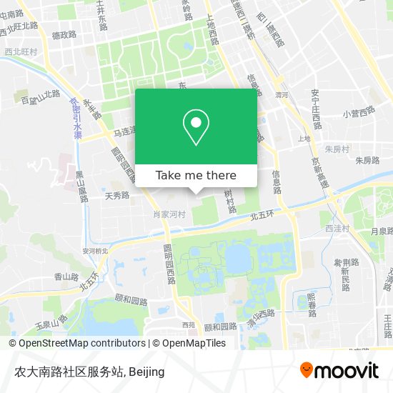 农大南路社区服务站 map