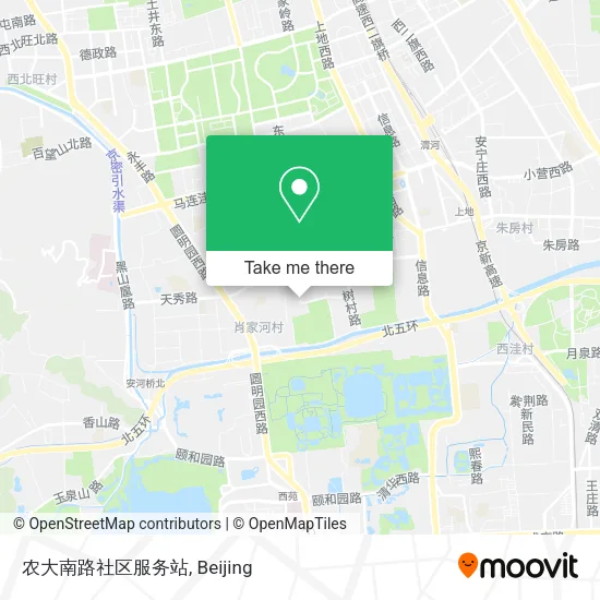 农大南路社区服务站 map