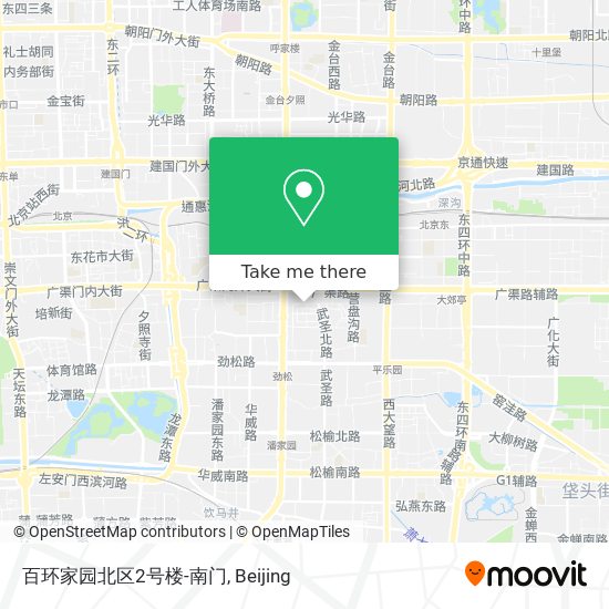 百环家园北区2号楼-南门 map
