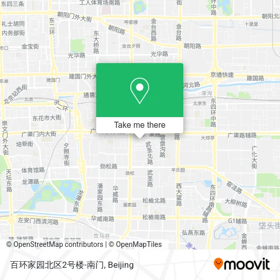 百环家园北区2号楼-南门 map