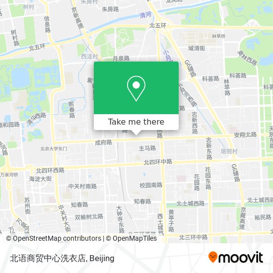 北语商贸中心洗衣店 map
