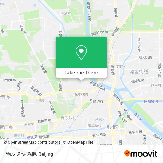 物友递快递柜 map
