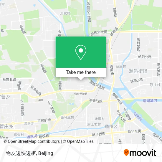 物友递快递柜 map