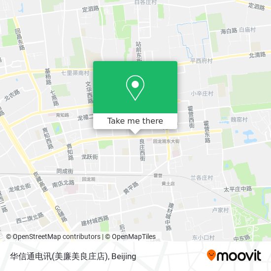 华信通电讯(美廉美良庄店) map