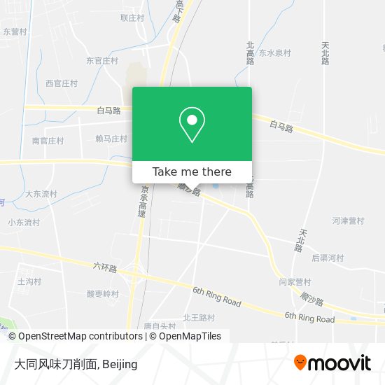 大同风味刀削面 map