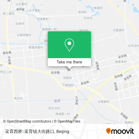 采育西桥::采育镇大街路口 map