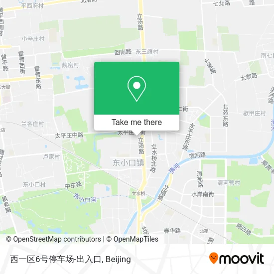 西一区6号停车场-出入口 map