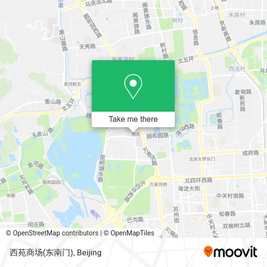 西苑商场(东南门) map