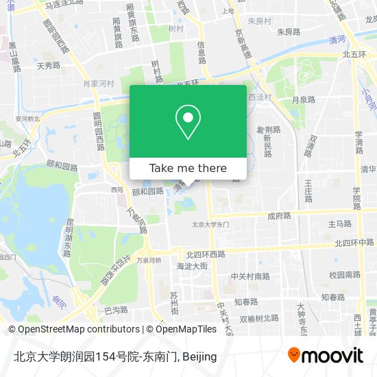 北京大学朗润园154号院-东南门 map