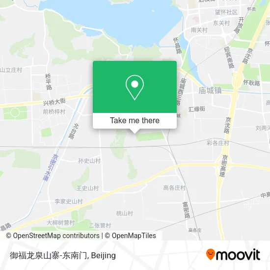 御福龙泉山寨-东南门 map