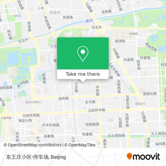 东王庄小区-停车场 map
