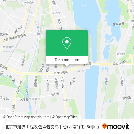 北京市建设工程发包承包交易中心(西南1门) map