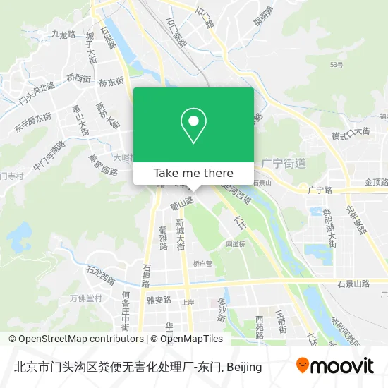 北京市门头沟区粪便无害化处理厂-东门 map