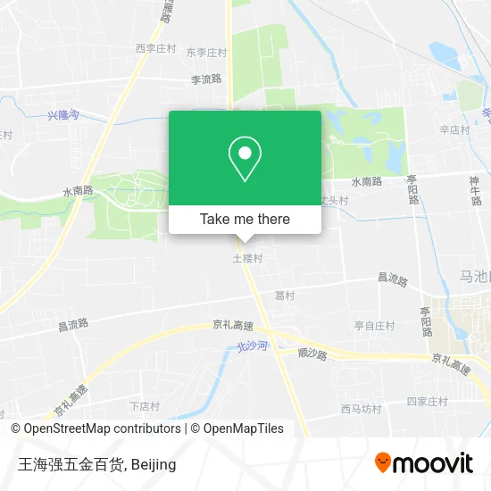 王海强五金百货 map