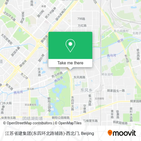 江苏省建集团(东四环北路辅路)-西北门 map