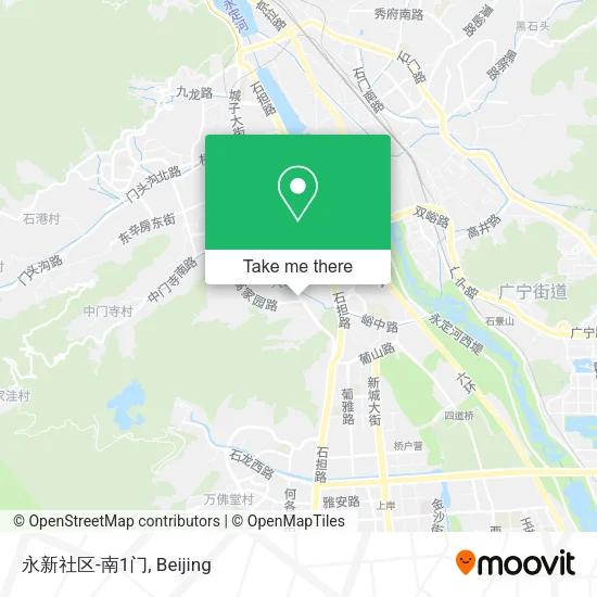 永新社区-南1门 map