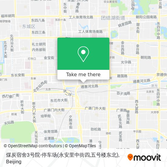 煤炭宿舍3号院-停车场(永安里中街四,五号楼东北) map