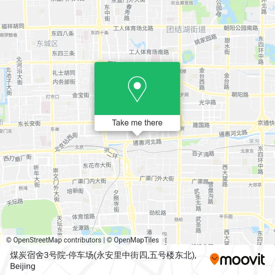 煤炭宿舍3号院-停车场(永安里中街四,五号楼东北) map