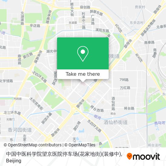 中国中医科学院望京医院停车场(花家地街)(装修中) map