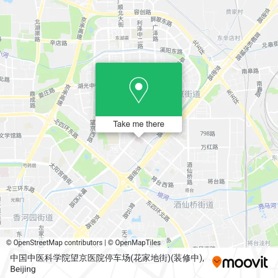 中国中医科学院望京医院停车场(花家地街)(装修中) map