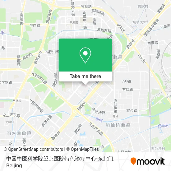 中国中医科学院望京医院特色诊疗中心-东北门 map