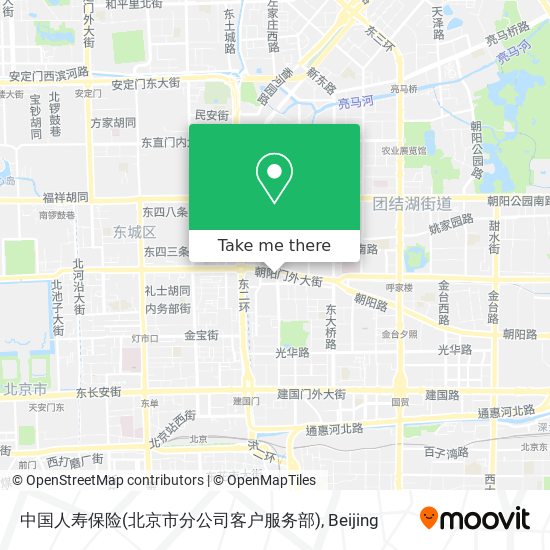 中国人寿保险(北京市分公司客户服务部) map
