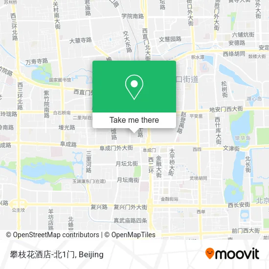 攀枝花酒店-北1门 map