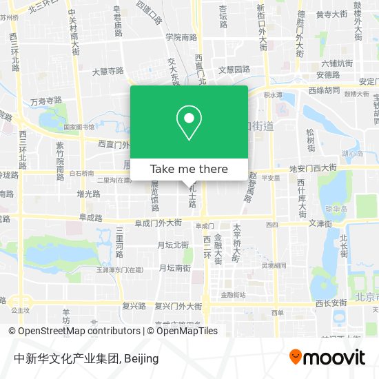 中新华文化产业集团 map