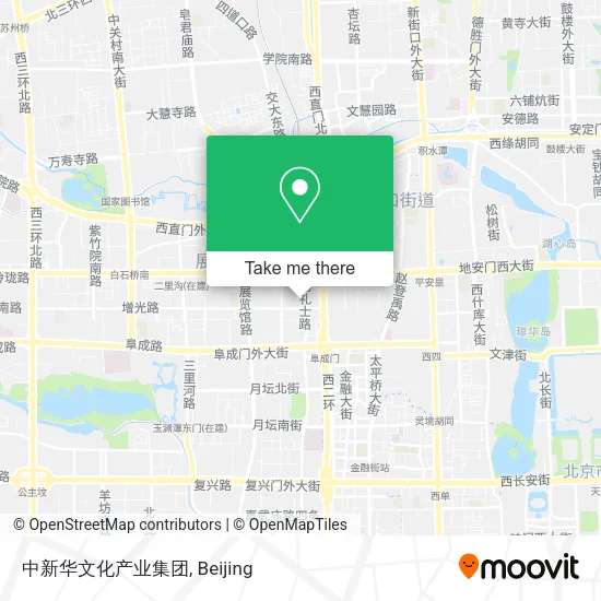 中新华文化产业集团 map