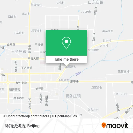 馋猫烧烤店 map