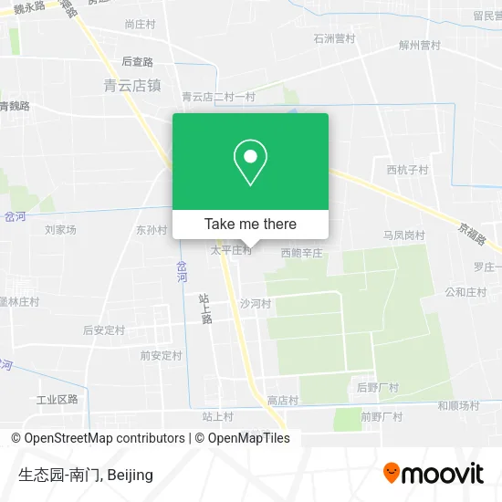 生态园-南门 map